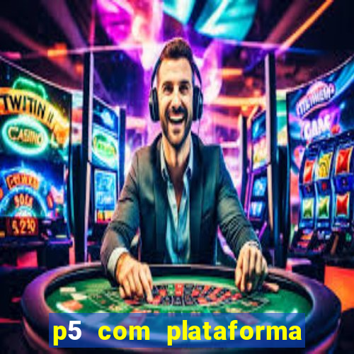 p5 com plataforma de jogos